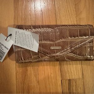 Brahmin Crocodile Embossed Wallet NWT